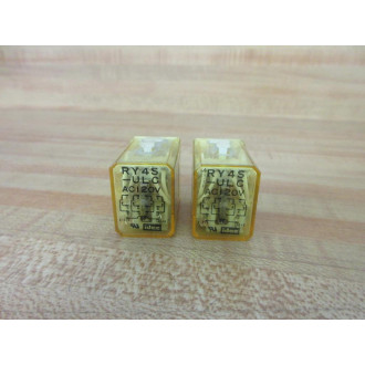 IDEC RY4S-ULC-AC120V Relay RY4S-ULC-120V AC - Used