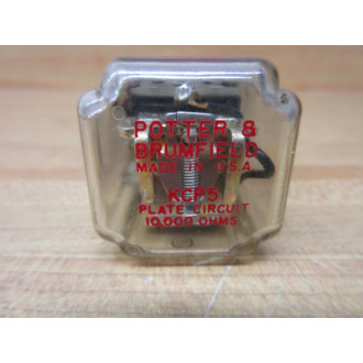 Potter & Brumfield KCP5-10000 Ohms Signal Relay KCP5-10,000 - Used