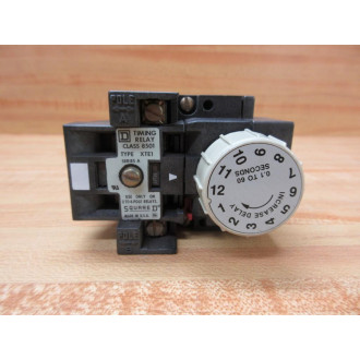 Square D 8501 XTE1 Timing Relay Series A - New No Box