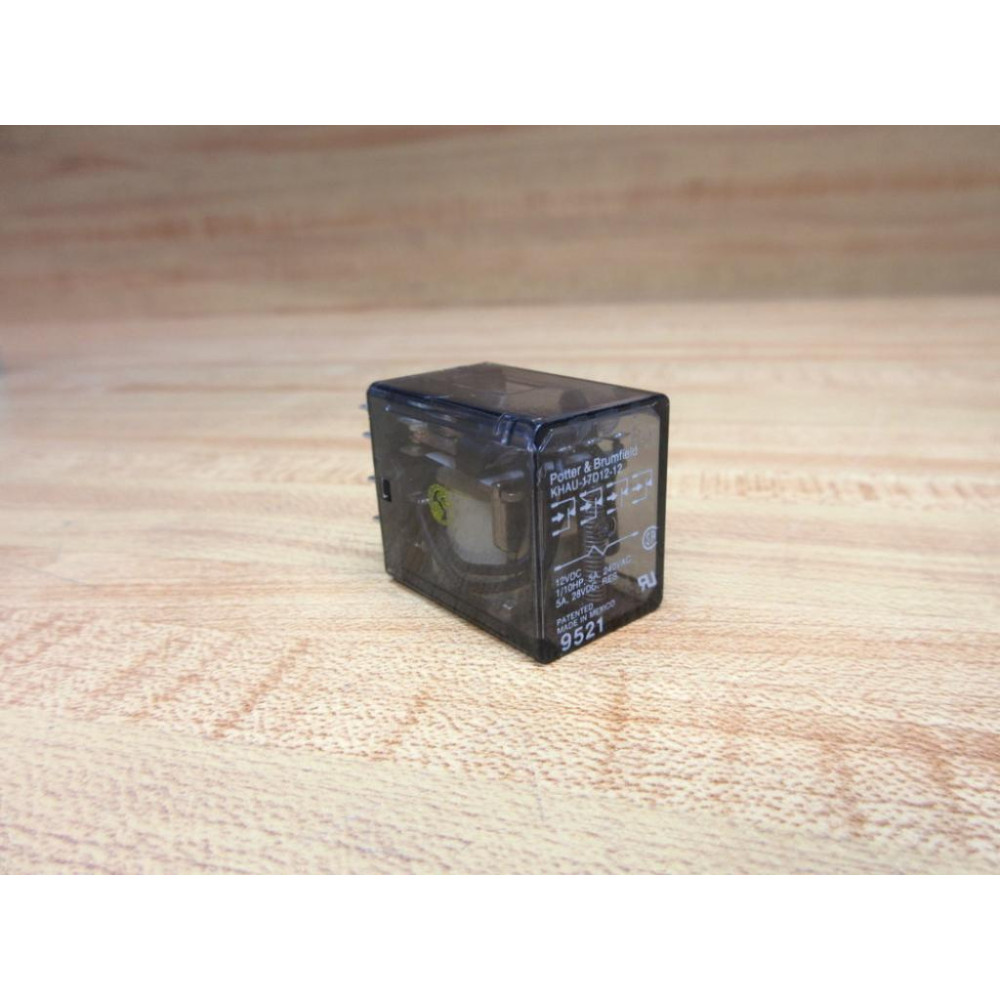 Potter & Brumfield KHAU17D12-12V DC Relay KHAU17D12-12 - Used