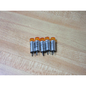 Eldema CF92-S-2107 Amber Indicator Light Lamp CF92S2107 (Pack of 5) - New No Box
