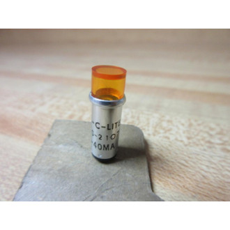 Eldema CF92-S-2107 Amber Indicator Light Lamp CF92S2107 (Pack of 5) - New No Box