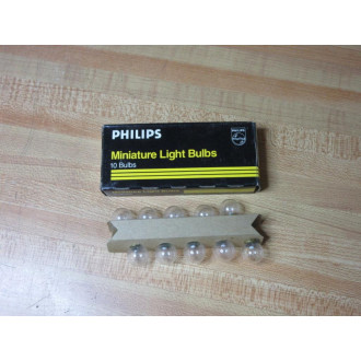 Philips 55 Miniature Lamp Light Bulb (Pack of 10)