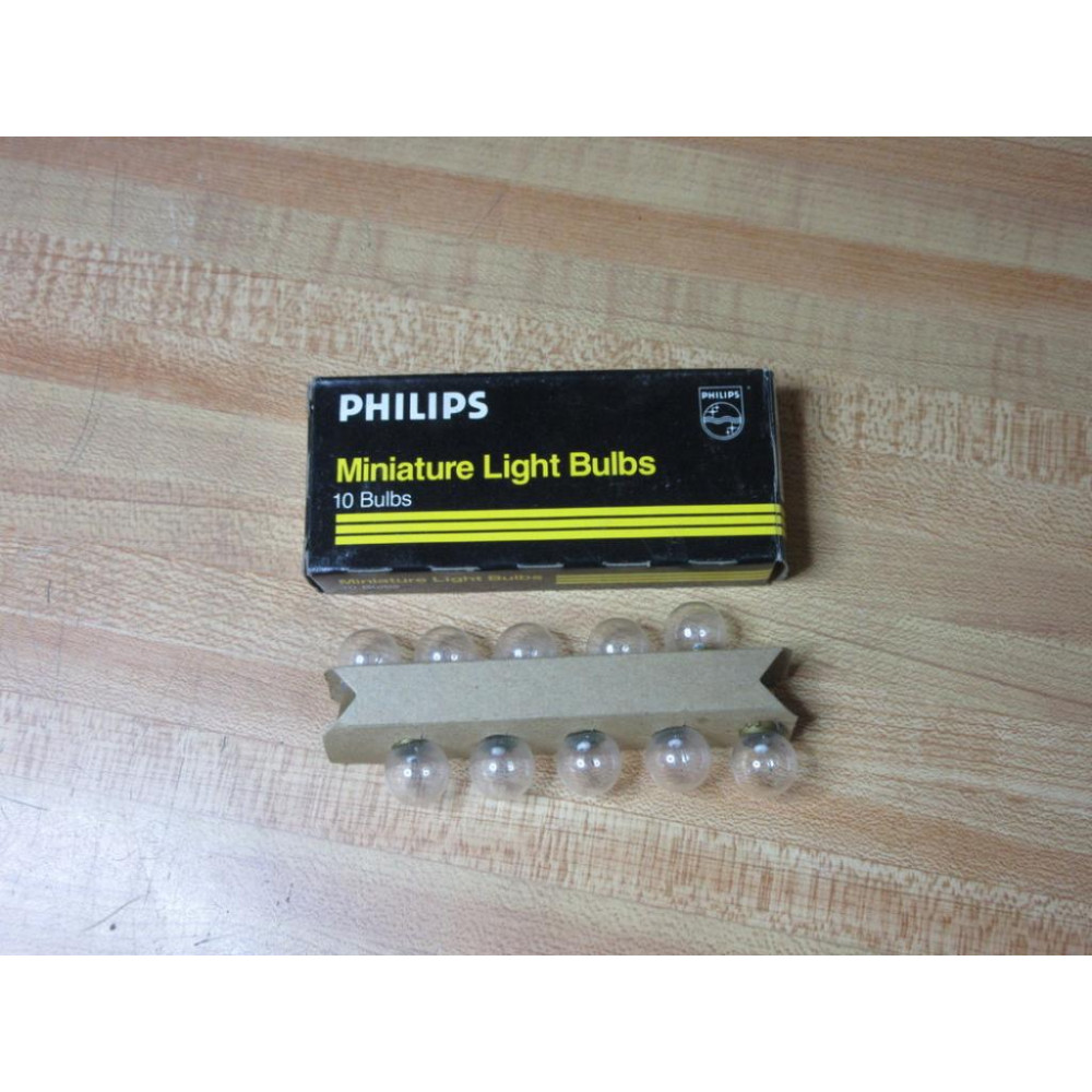 Philips 55 Miniature Lamp Light Bulb (Pack of 10)