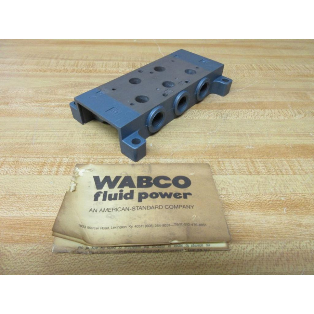 Wabco PM34101 Subplate - New No Box