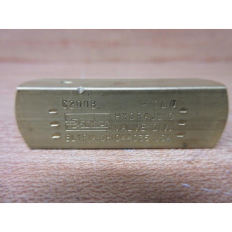 Parker C200B Check Valve - New No Box