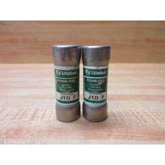Littelfuse JTD-2 Fuse Cross Ref 486J63, JTD002 (Pack of 2) - New No Box