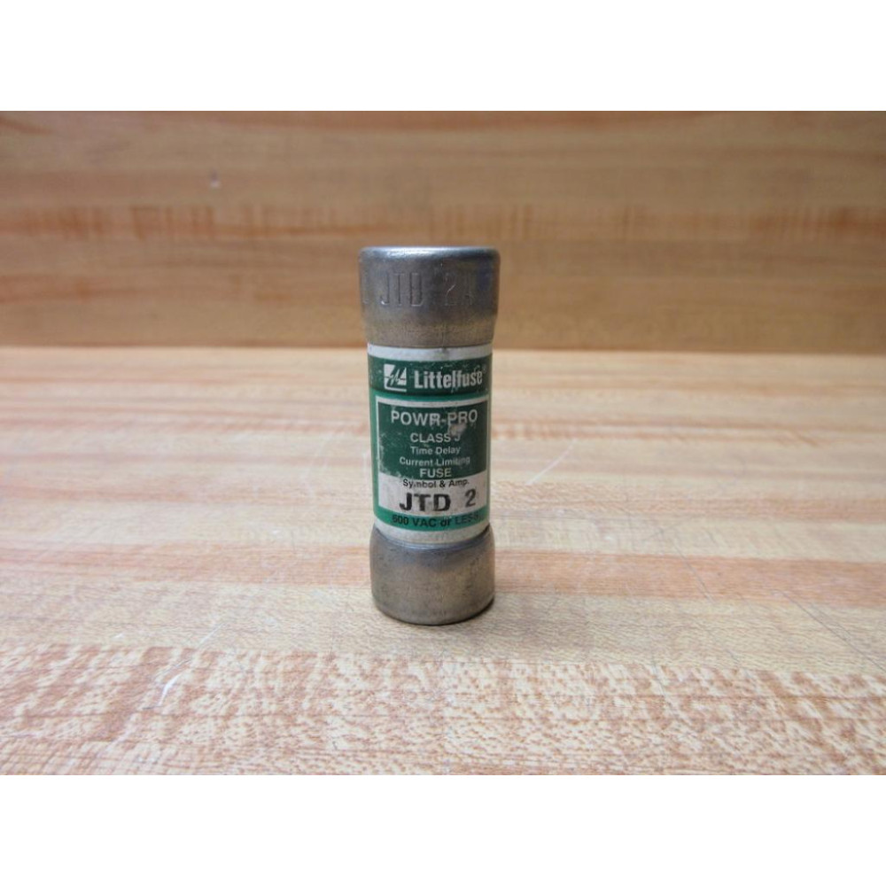 Littelfuse JTD-2 Fuse Cross Ref 486J63, JTD002 (Pack of 2) - New No Box