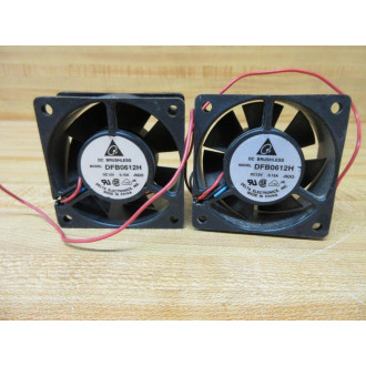 Delta Electronics DFB0612H Axial Fan (Pack of 2) - Used