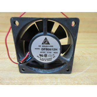 Delta Electronics DFB0612H Axial Fan (Pack of 2) - Used
