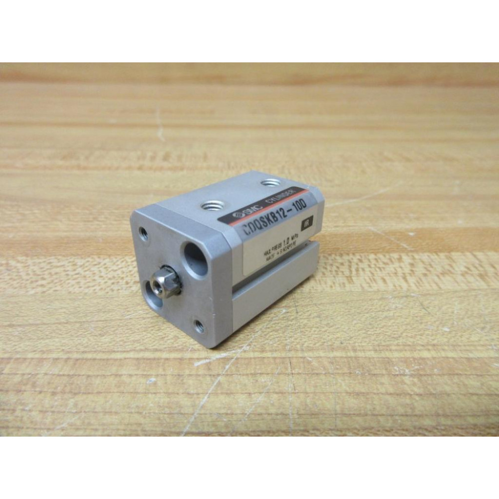 SMC CDQSKB12-10D Compact Pneumatic Cylinder CDQSKB1210D - Used