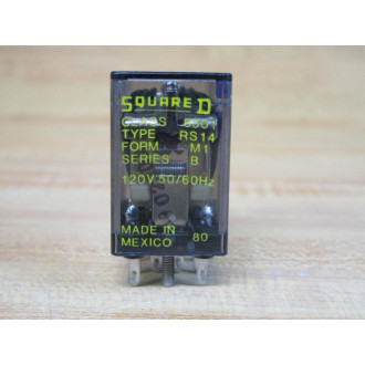 Square D 8501-RS14-M1-120V Relay 8501-RS14-M1 - Used