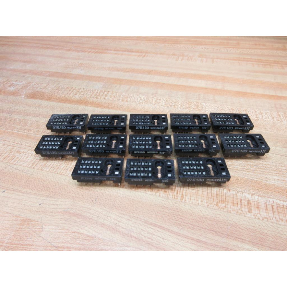 Potter & Brumfield 27E130 AMF Relay Socket (Pack of 13) - Used