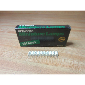 Sylvania 7328 Miniature Lamp Light Bulb S7328 (Pack of 10)