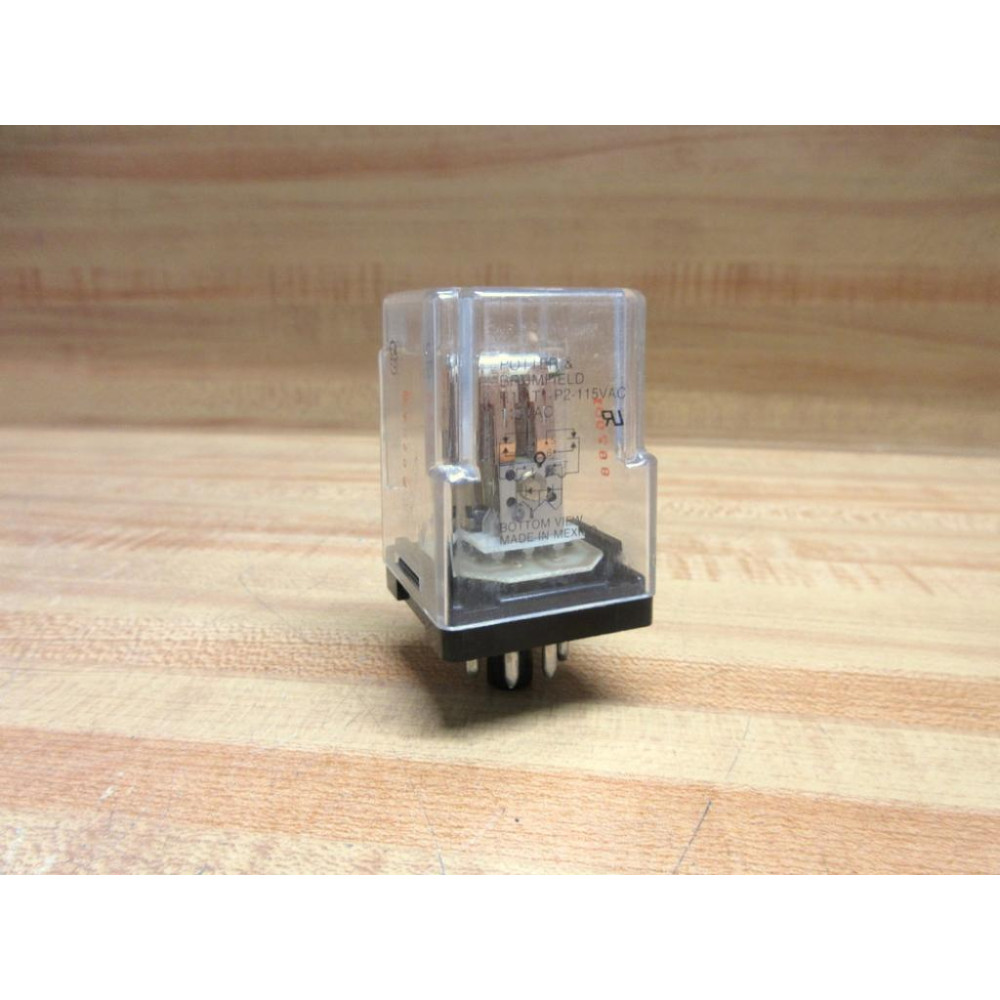 Potter & Brumfield R10-T1-P2-115V AC Relay R10T1P2115VAC - Used