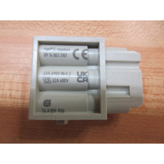 Harting 09140033101 Connector (Pack of 4)