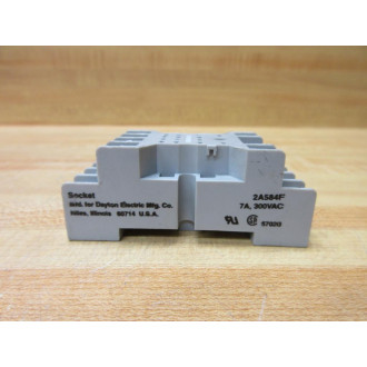Dayton 2A584F Relay Socket (Pack of 2) - Used