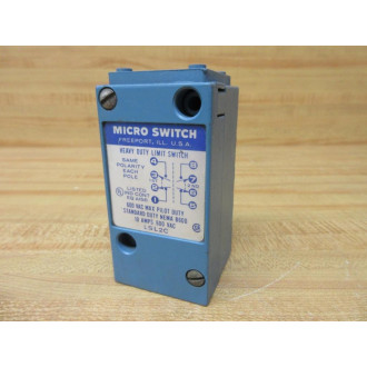 Honeywell  Micro Switch LSL2C Limit Switch WO Operator Head - Used