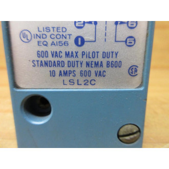 Honeywell  Micro Switch LSL2C Limit Switch WO Operator Head - Used