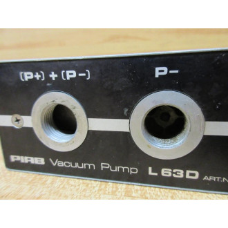 Piab 32.01.004 Vacuum Pump L63D - Used