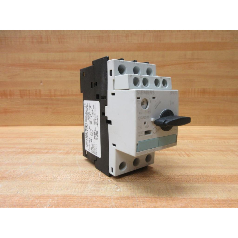 Siemens 3RV1021-1FA10 5A Circuit Breaker - Used