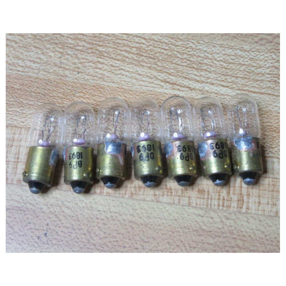 Generic 1893 Miniature Lamps Light Bulbs (Pack of 7) - New No Box