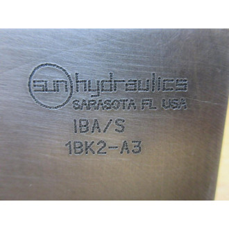 Sun Hydraulics NFEC-LEN-IBAS Hydraulic Valve Manifold 1BK2-A3
