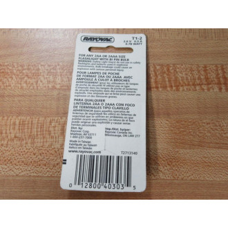 Rayovac T1-2 High Intensity Bulbs T12 (Pack of 2)