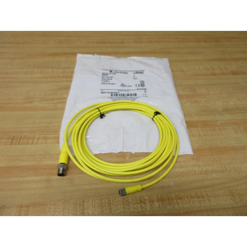 Allen Bradley 889P-F3UBD4M-5 Rockwell QD Cordset 889PF3UBD4M5