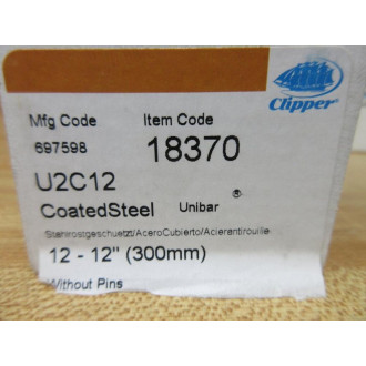 Flexco U2C12 Clipper Belt Fastener 18370 (Pack of 12)