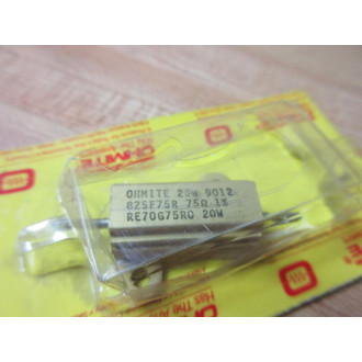 Ohmite 825F75R Resistor 75Ω 9012