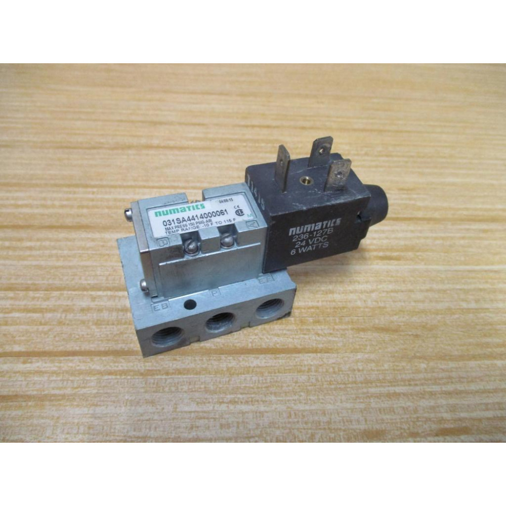 Numatics 031SA4414000061 Solenoid Valve - Used