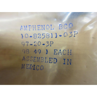 Amphenol 10-825811-03P Connector 1082581103P