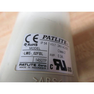 Patlite LME-*_02FBL Stack Light Base LME02FBL - Used