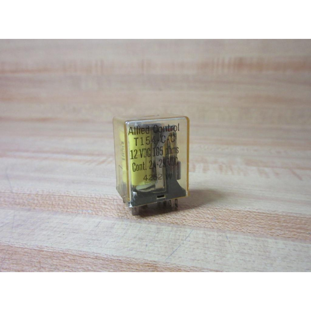Allied Control T154-C-C-12V DC Relay T154-C-C - Used