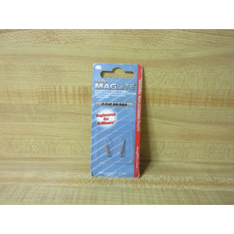 Mini Maglite LM2A001 Replacement Lamps For AA 2-Cell Flashlights (Pack of 2)