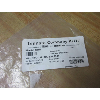 Tennant 223264 Gasket Seal