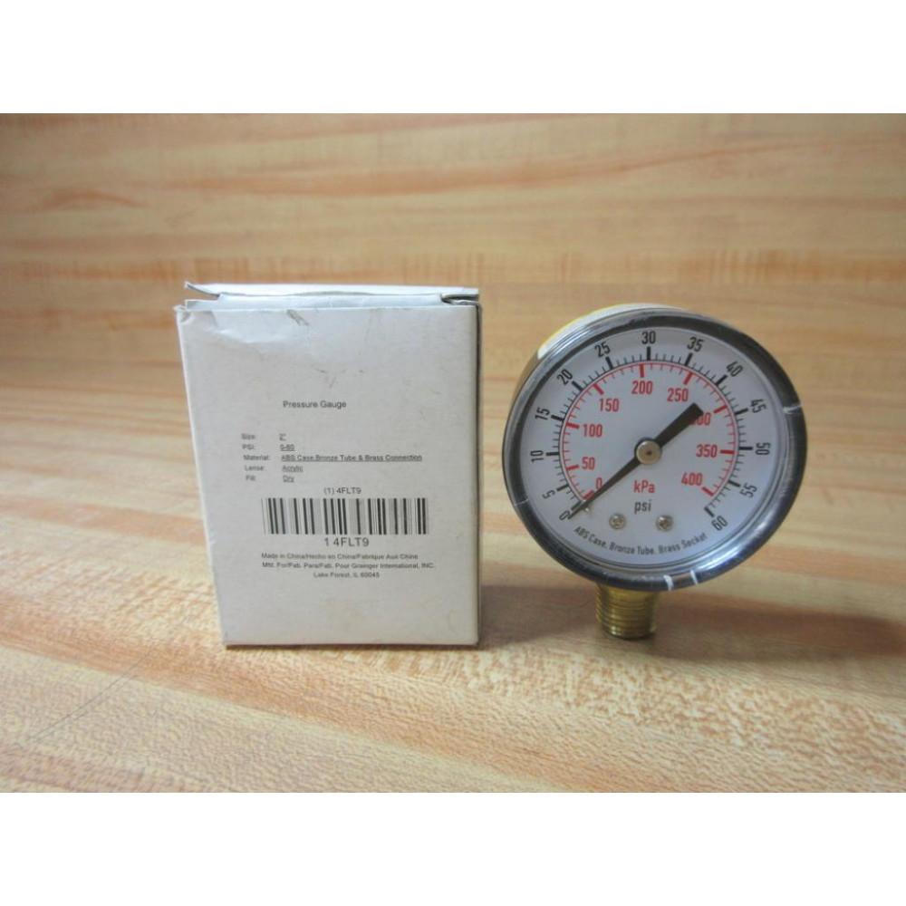 Grainger 4FLT9 Pressure Gauge