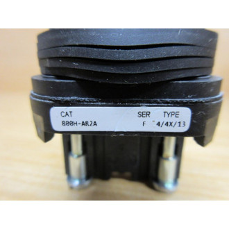 Allen Bradley 800H-AR2A Push Button Black 800HAR2A W 800T-XA - New No Box