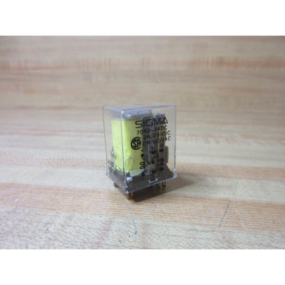 Sigma 70R2-24DC Relay 70R224DC - New No Box