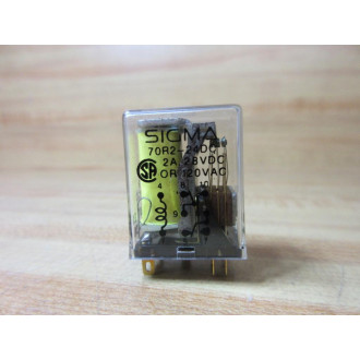 Sigma 70R2-24DC Relay 70R224DC - New No Box