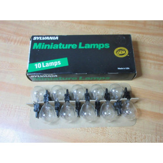 Sylvania 3157 Miniature Lamp Light Bulb (Pack of 10)