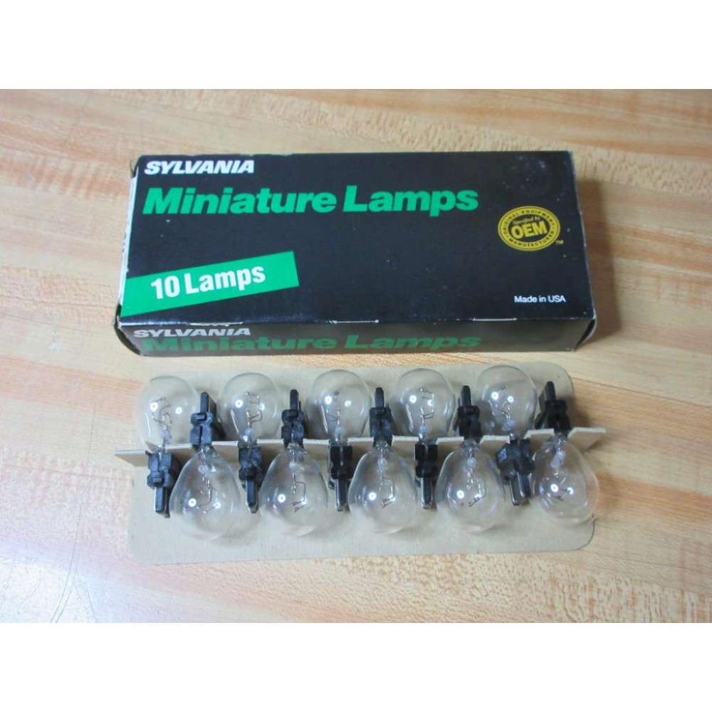 Sylvania 3157 Miniature Lamp Light Bulb (Pack of 10)