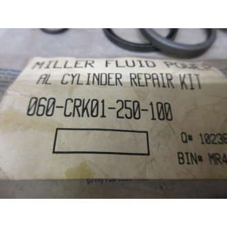 Miller Fluid Power 060-CRK01-250-100 Cylinder Repair Kit 060CRK01250100