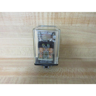 Master Electronic Controls GV-DPDT-24D MEC Relay GVDPDT24D - Used