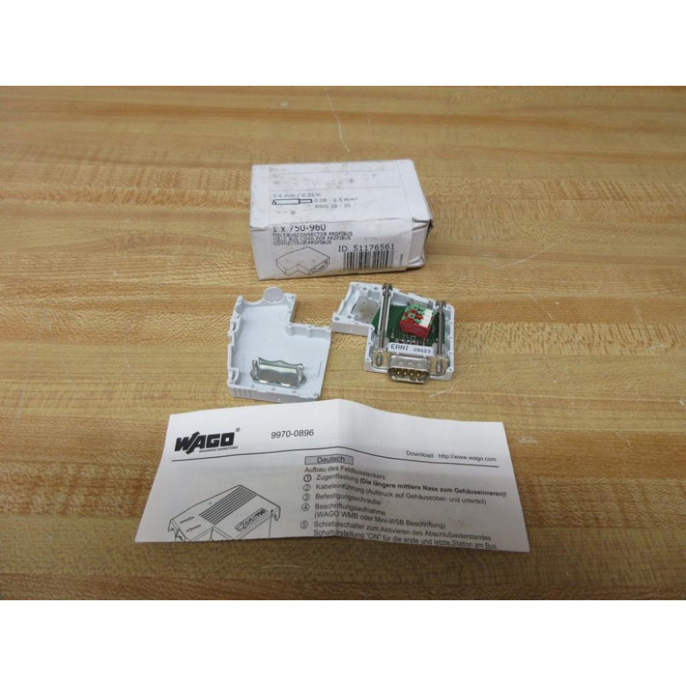 Wago 750-960 Profibus Fieldbus Connector 51176561