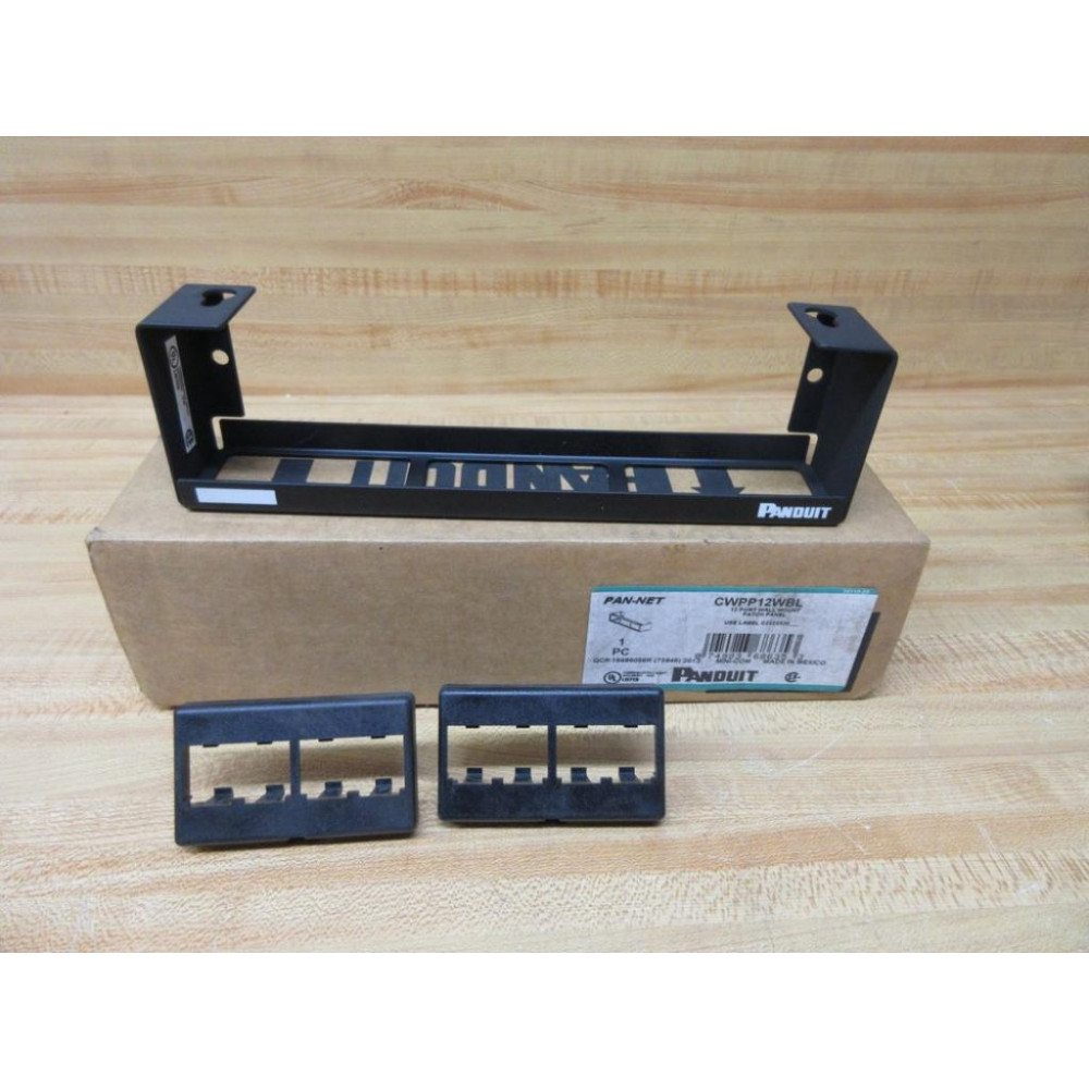 Panduit CWPP12WBL Patch Panel Missing 1 Face Plate