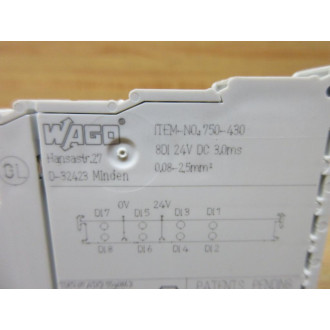 Wago 750-430 Input Module 750430 - New No Box