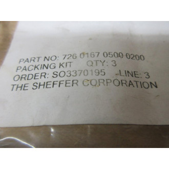 The Sheffer 726 0167 0500 0200 Packing Kit 726016705000200