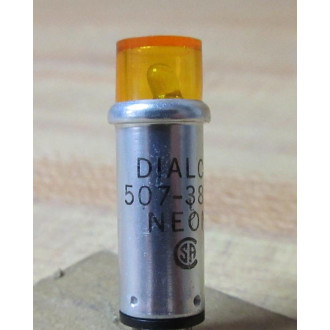 Dialco 507-383-1433-600 Dialight Amber Indicator Light 507-383 (Pack of 5)